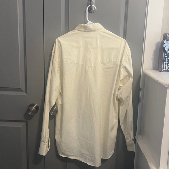 Yellow Button-Up Shirt - Picture 3 of 3